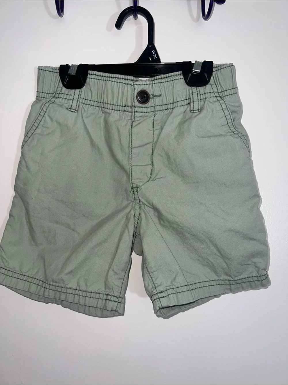 OshKosh B'gosh Sage Green Pull-On Shorts